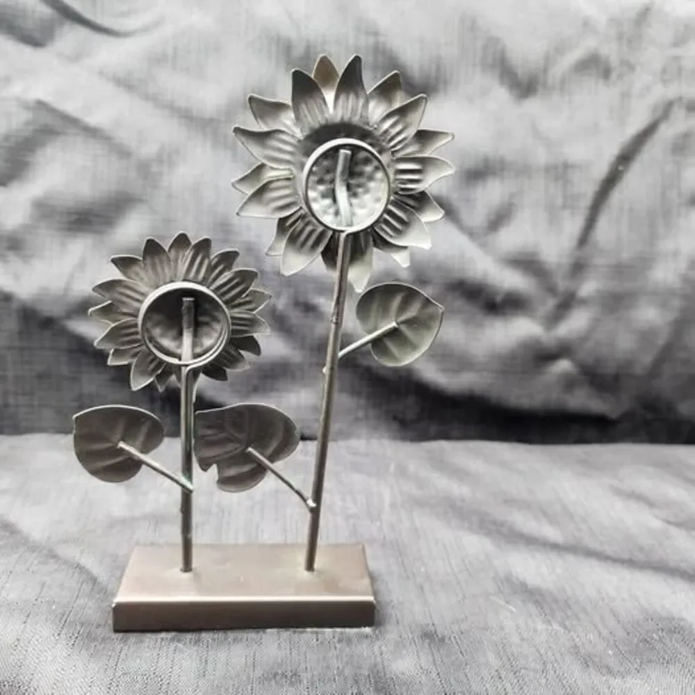 Sunflower Duo Photo/Card Holder Metal